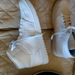 Jordan One Triple White